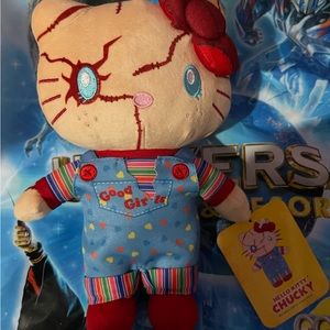 Hello kitty X chucky plush